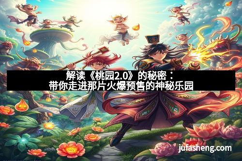 解读《桃园2.0》的秘密：带你走进那片火爆预售的神秘乐园